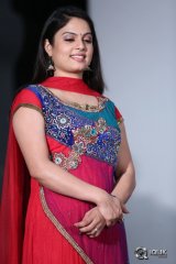 Anchor Chitralekha at Lion Movie Release Date Press Meet